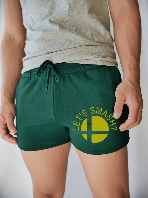 PixelThat Shorts S / Emerald / Front Let's Smash Sweatshorts v2