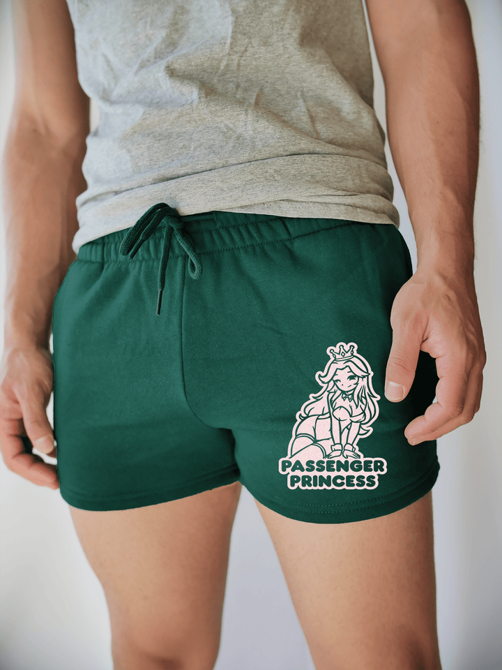 PixelThat Shorts S / Emerald / Front Passenger Princess Sweatshorts v2