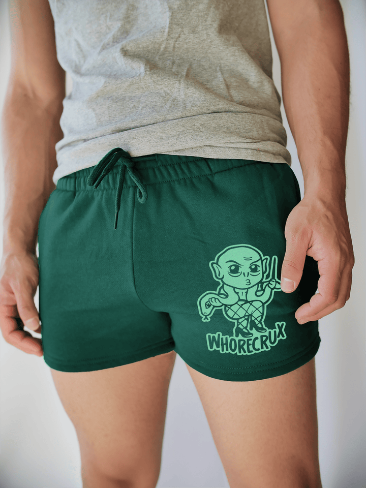 PixelThat Shorts S / Emerald / Front Whorecrux Sweatshorts v2
