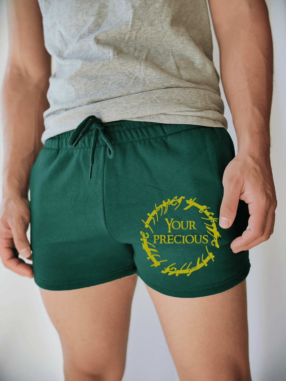 PixelThat Shorts S / Emerald / Front Your Precious v2