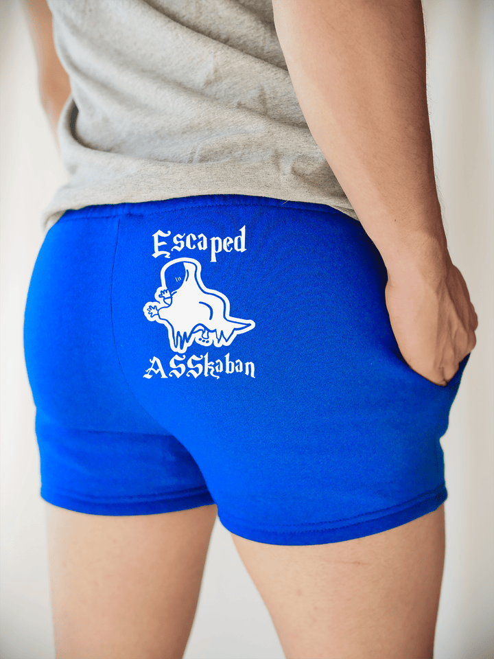 PixelThat Shorts S / Sapphire / Back Escaped Asskaban v2