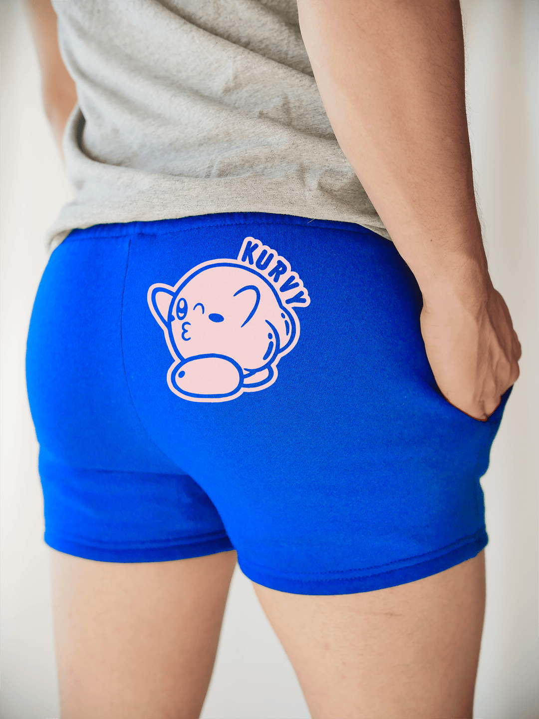 PixelThat Shorts S / Sapphire / Back Kurvy Sweatshorts v2