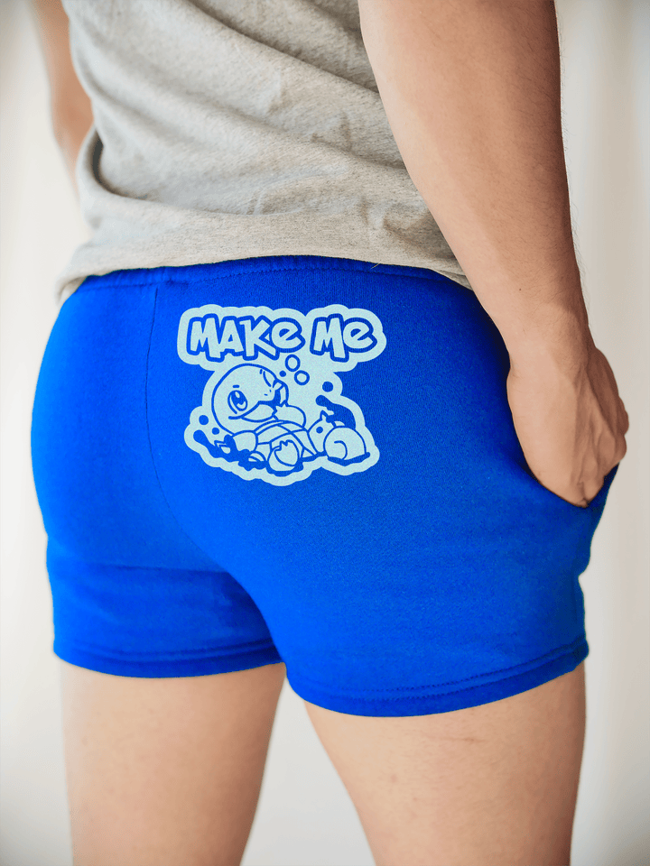 PixelThat Shorts S / Sapphire / Back Make Me Squirt-le Sweatshorts v2