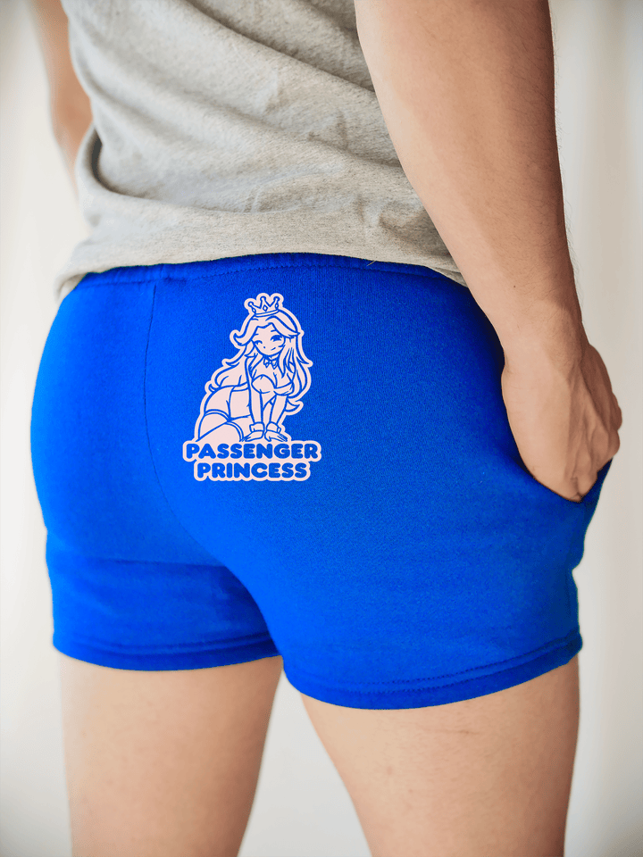 PixelThat Shorts S / Sapphire / Back Passenger Princess Sweatshorts v2