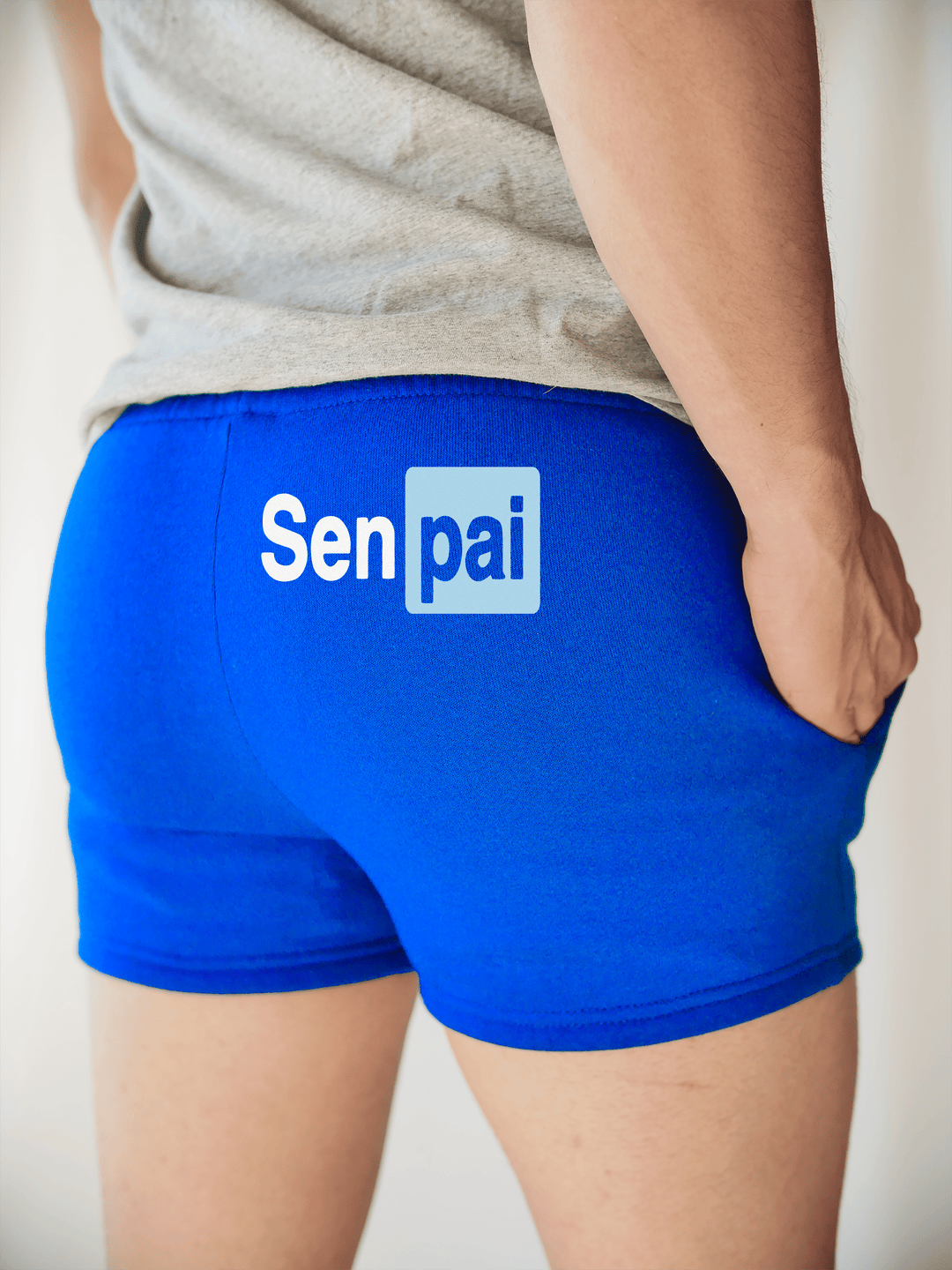 PixelThat Shorts S / Sapphire / Back Senpai v2