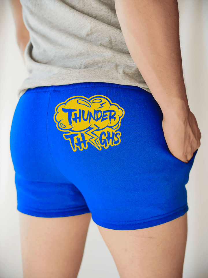 PixelThat Shorts S / Sapphire / Back Thunder Thighs Sweatshorts v2