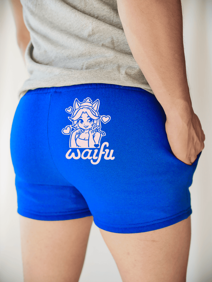 PixelThat Shorts S / Sapphire / Back Waifu Sweatshorts v2