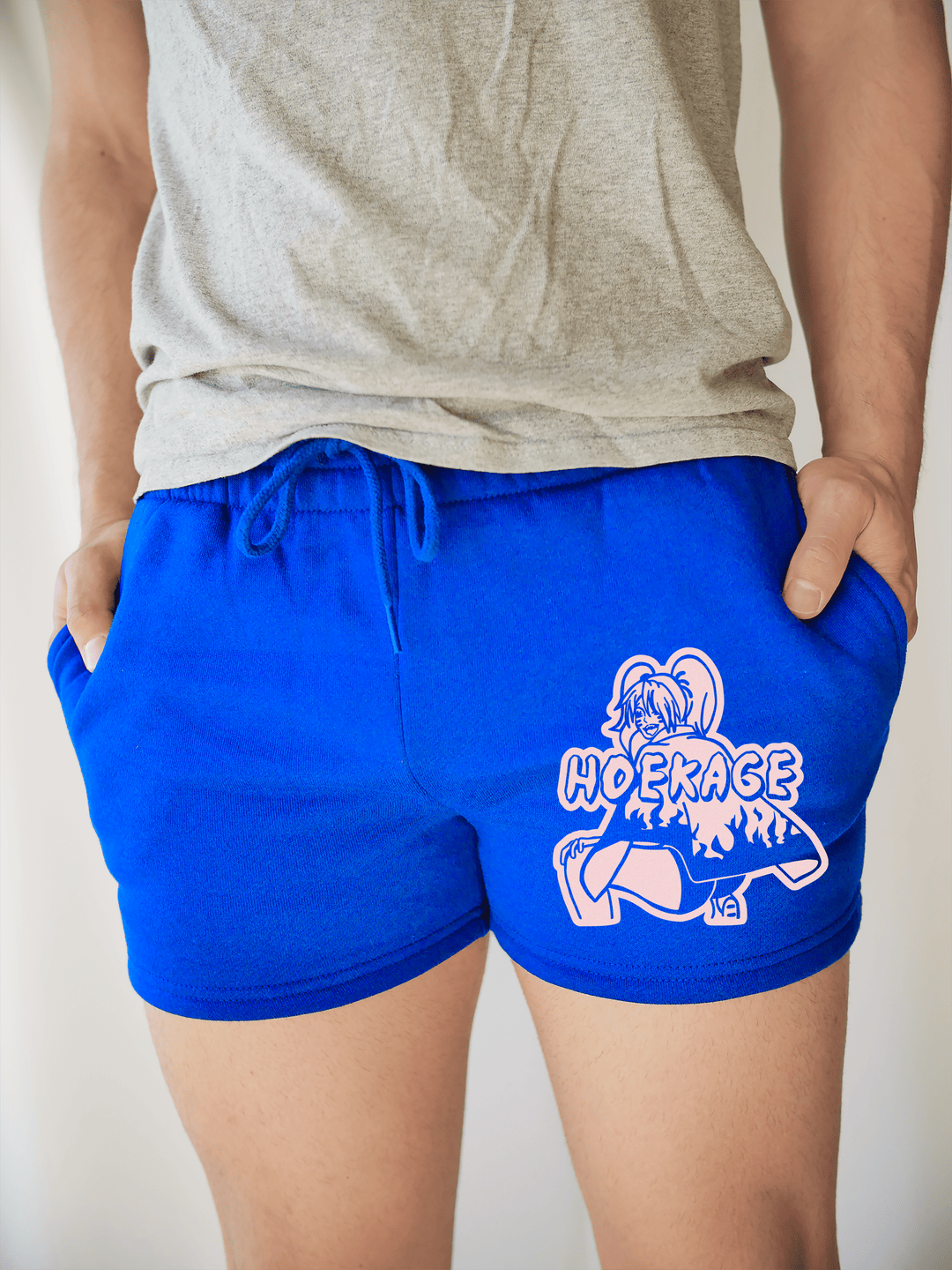 PixelThat Shorts S / Sapphire / Front Hoekage Sweatshorts v2
