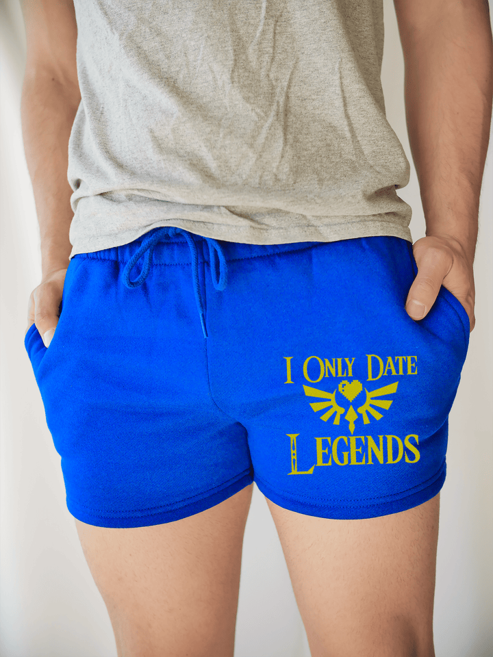 PixelThat Shorts S / Sapphire / Front I Only Date Legends v2