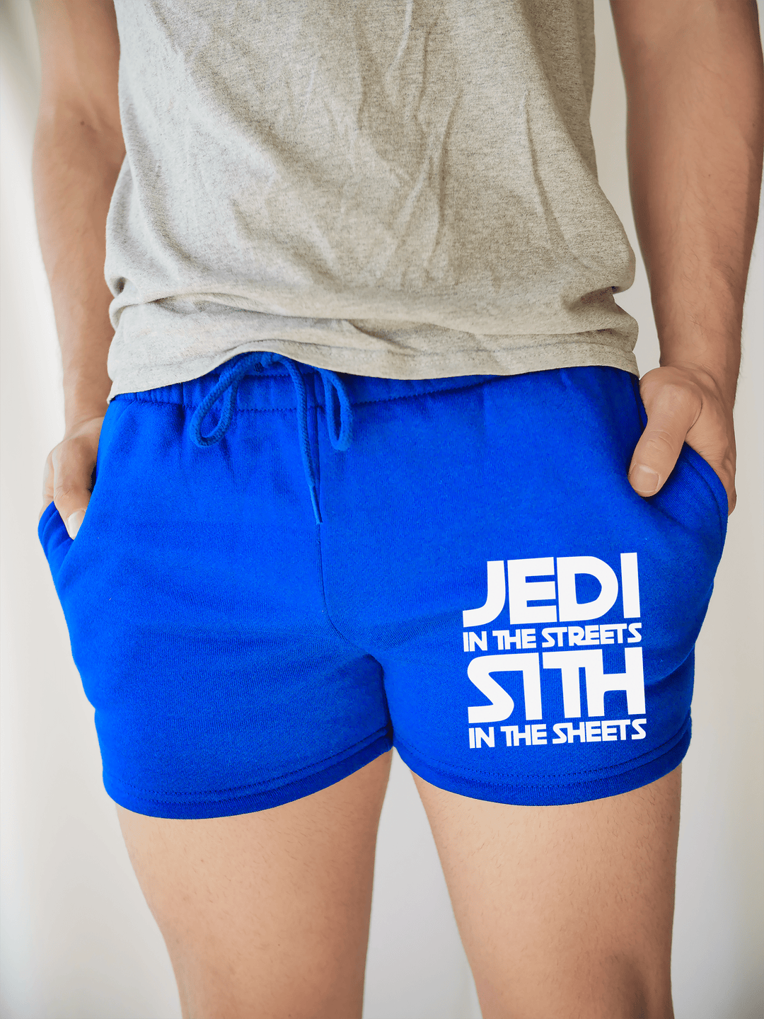 PixelThat Shorts S / Sapphire / Front Jedi In The Streets v2
