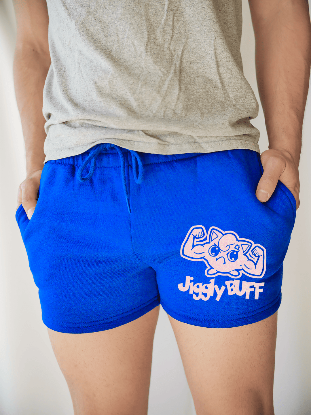 PixelThat Shorts S / Sapphire / Front JigglyBuff Sweatshorts v2