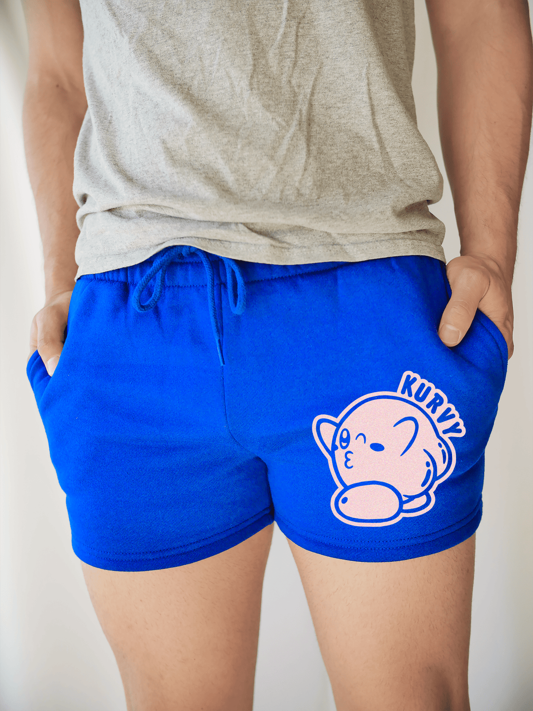 PixelThat Shorts S / Sapphire / Front Kurvy Sweatshorts v2