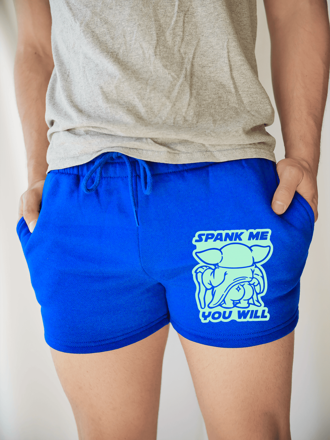 PixelThat Shorts S / Sapphire / Front Spank Me You Will v2