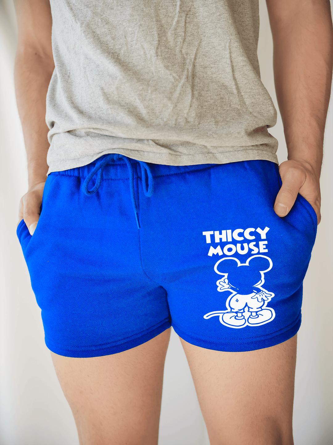 PixelThat Shorts S / Sapphire / Front Thiccy Mouse Sweatshorts v2