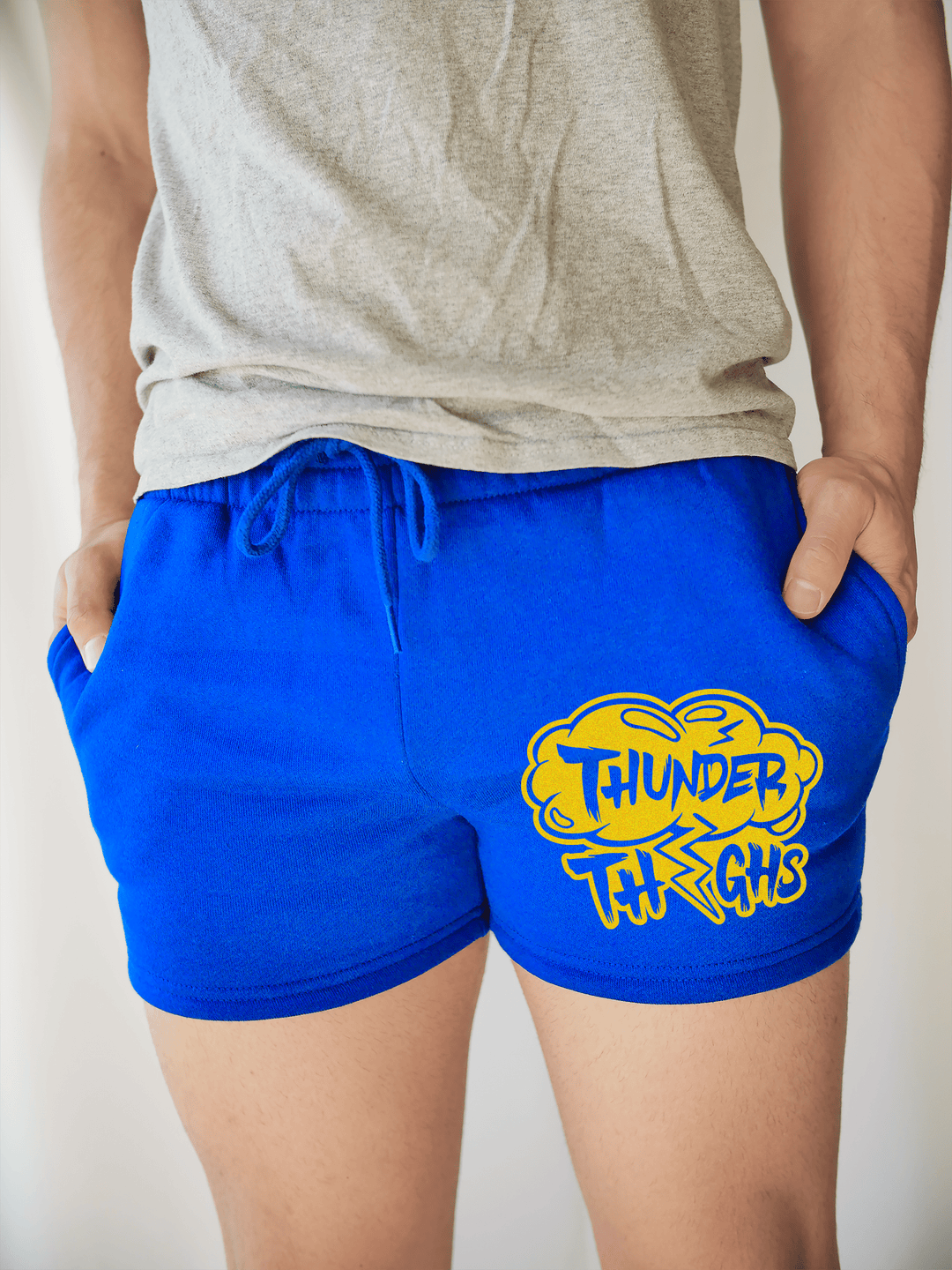 PixelThat Shorts S / Sapphire / Front Thunder Thighs Sweatshorts v2