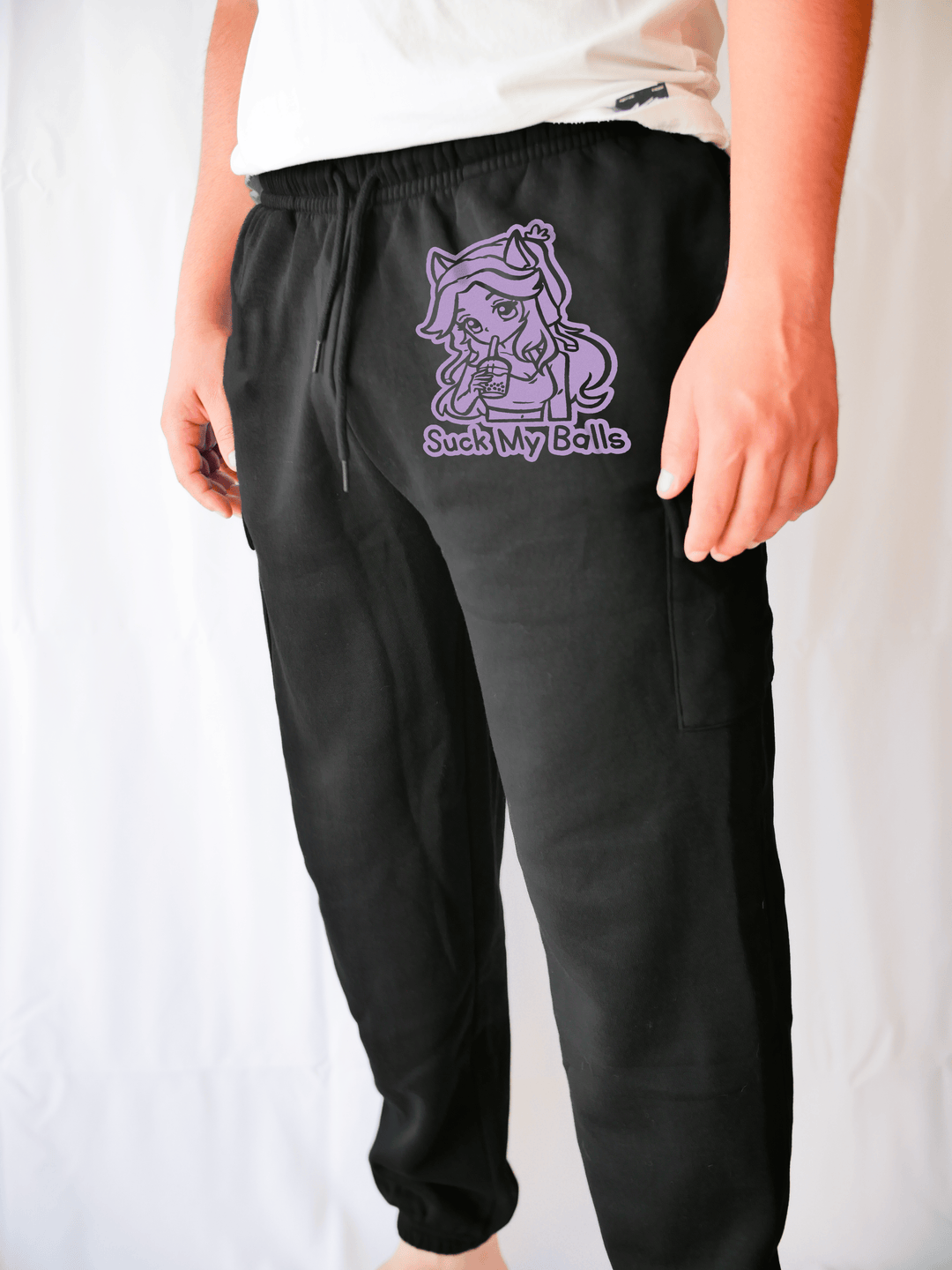 PixelThat 'Suck My Balls' Joggers