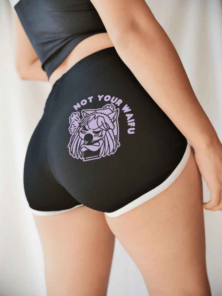 PixelThat Dolphin Shorts Black / S Not Your Waifu Dolphin Shorts