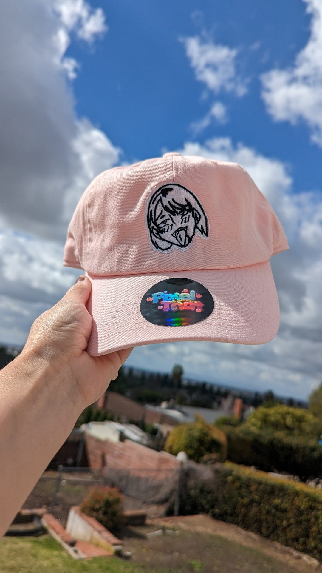 PixelThat Hats Ahegao Dad Hat