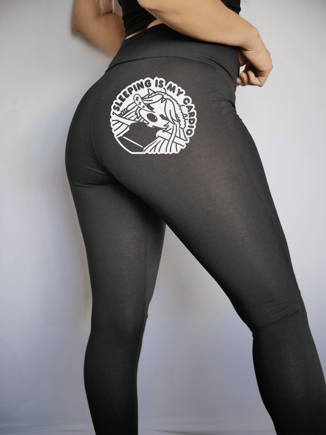 PixelThat Punderwear Yoga Pants S Sleeping Is My Cardio Yoga Pants